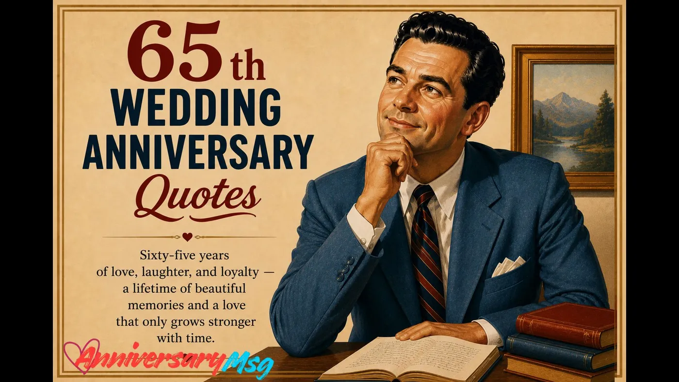 65th Wedding Anniversary Quotes That Honor True Love