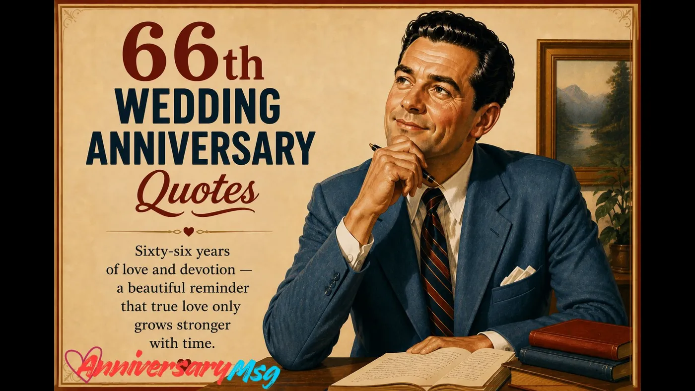 66th Wedding Anniversary Quotes For Cards And Gifts
