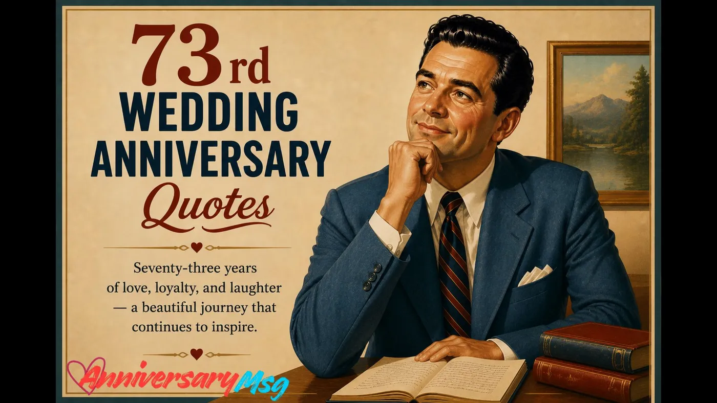 73rd Wedding Anniversary Quotes for Every Kind of Message
