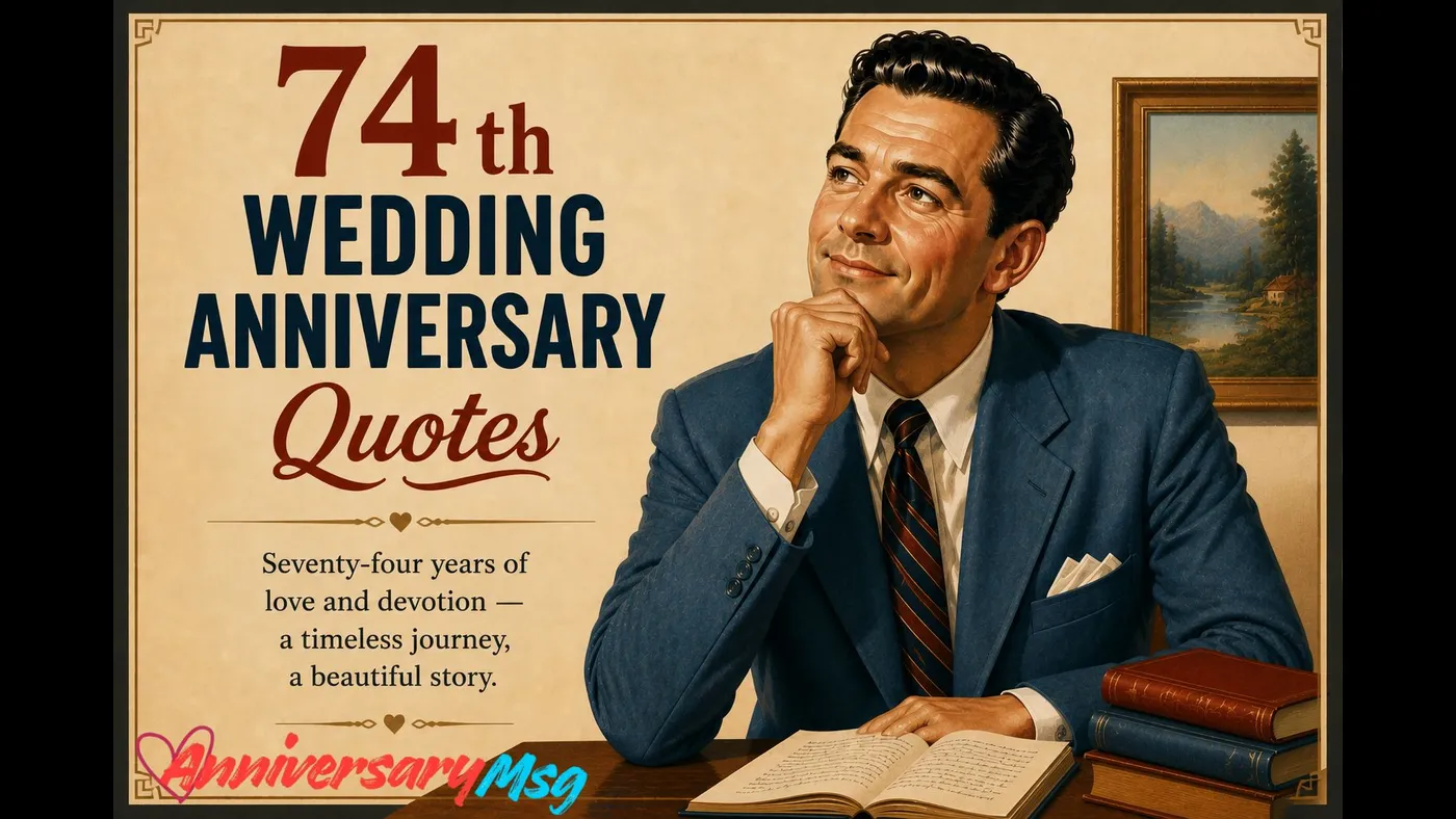 74th Wedding Anniversary Quotes Heartfelt Wishes for Love