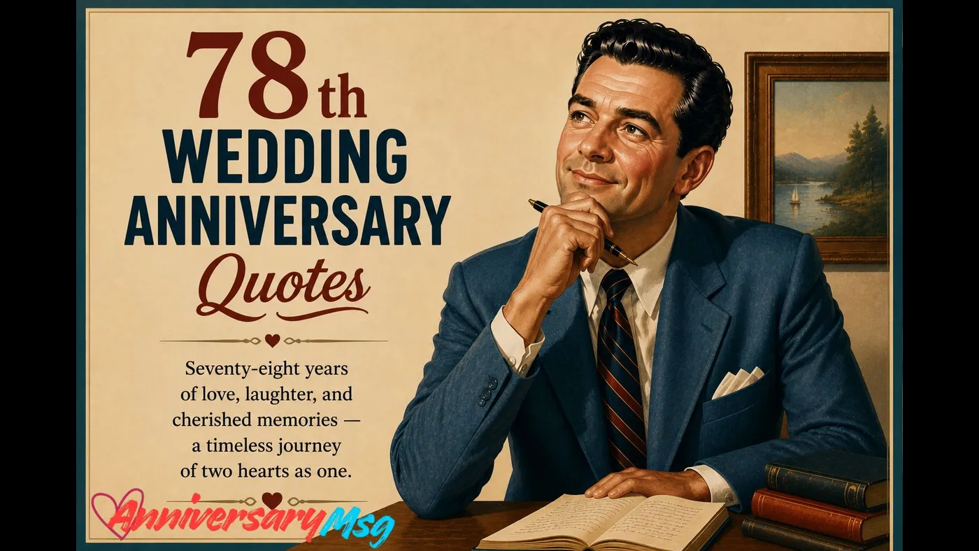78th Wedding Anniversary Quotes Wishes for Every Occasion