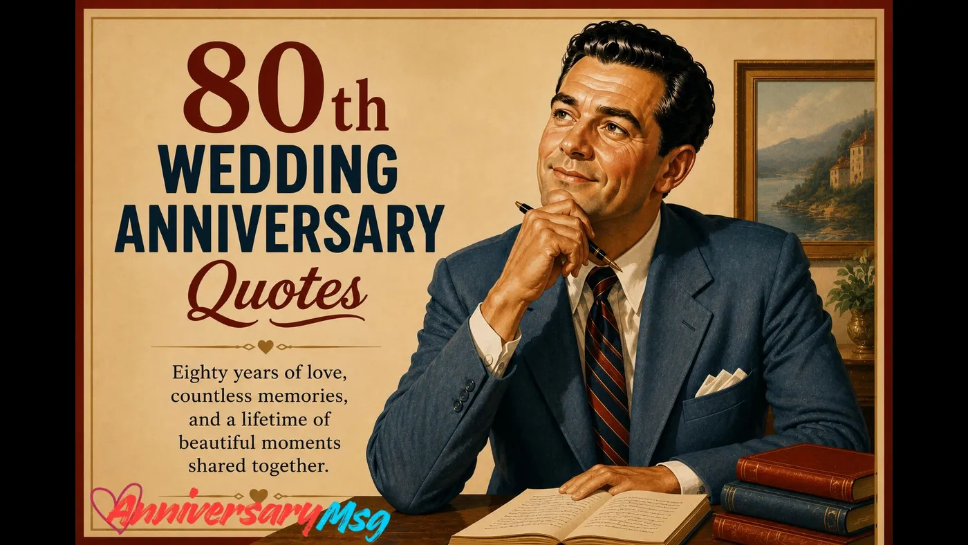 80th Wedding Anniversary Quotes That Say It Best