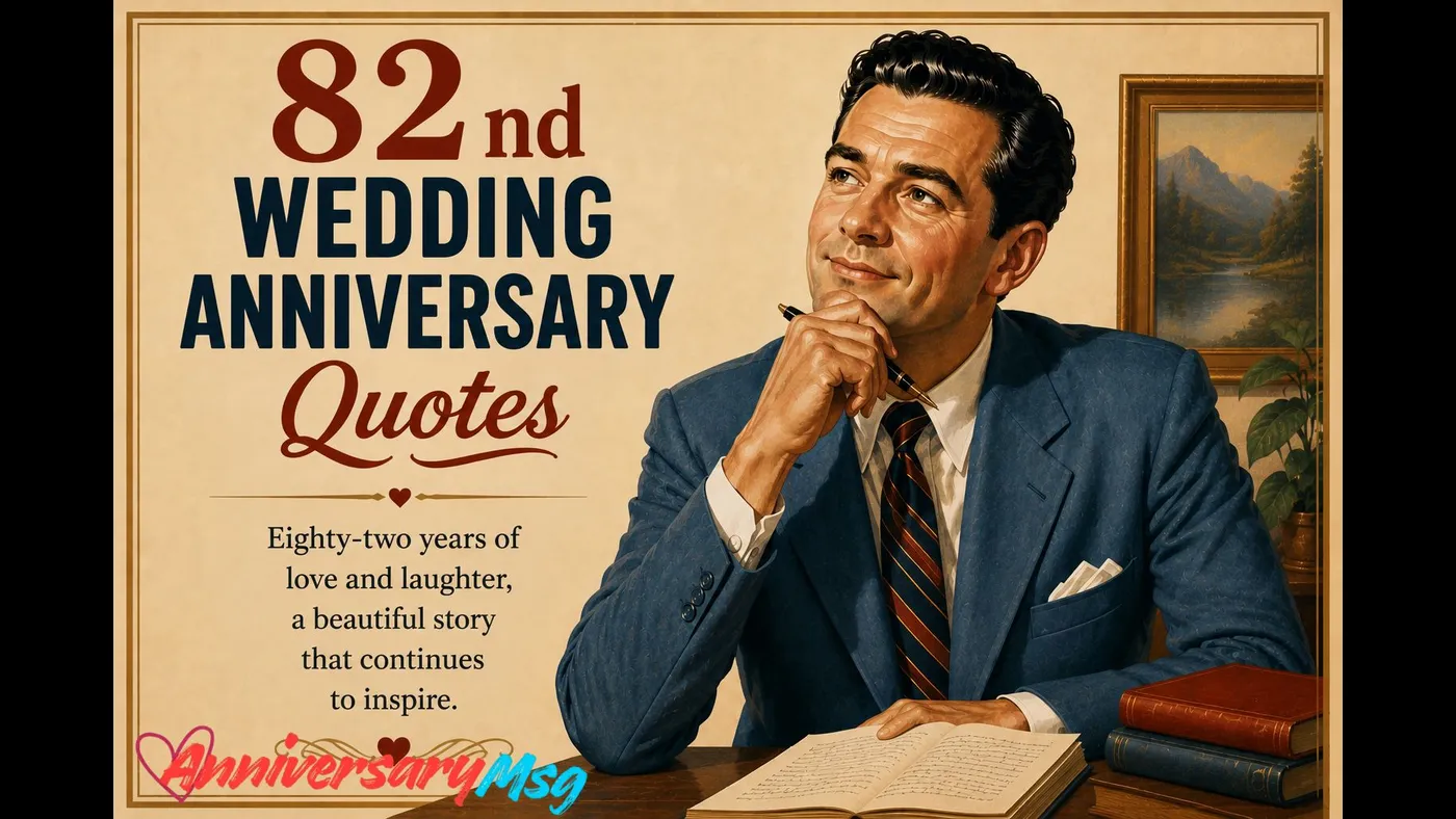 82nd Wedding Anniversary Quotes to Warm Every Heart