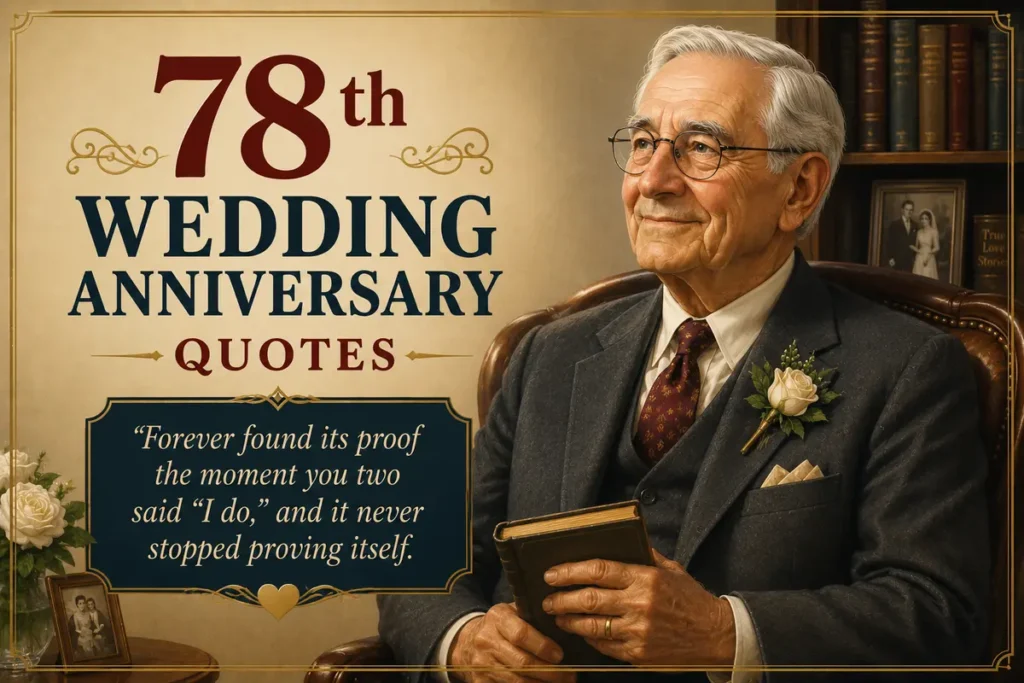 Romantic 78th Wedding Anniversary Quotes for Husband