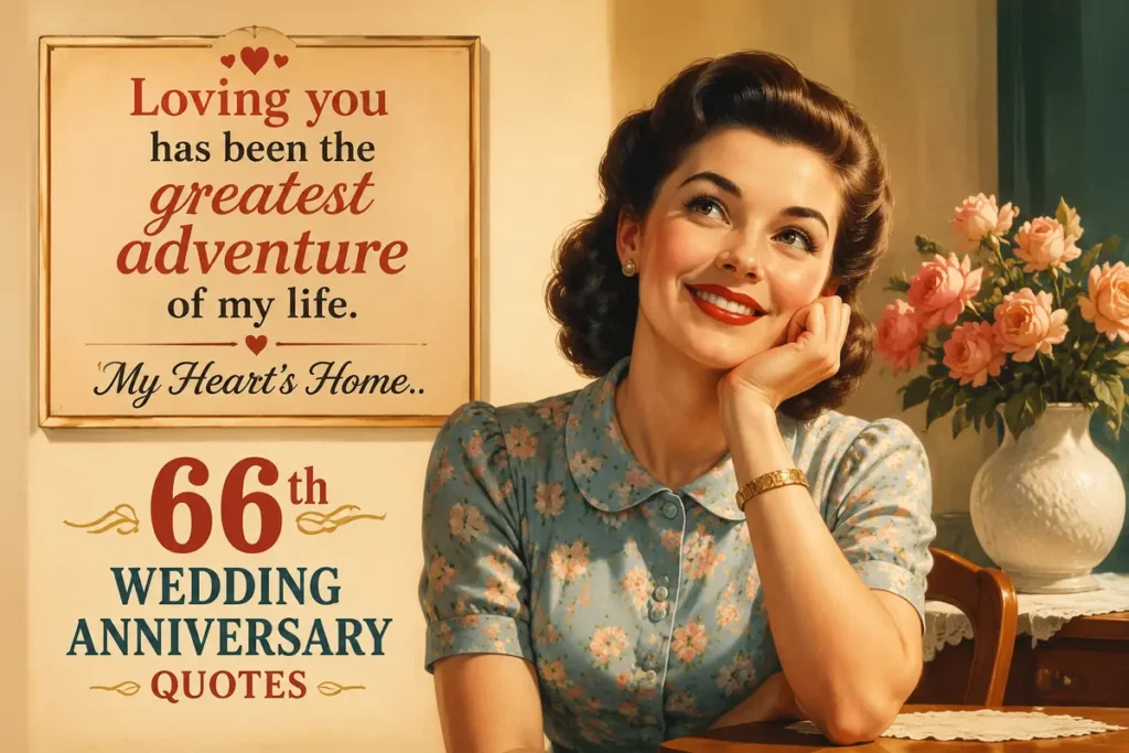 Romantic 66th Wedding Anniversary Quotes