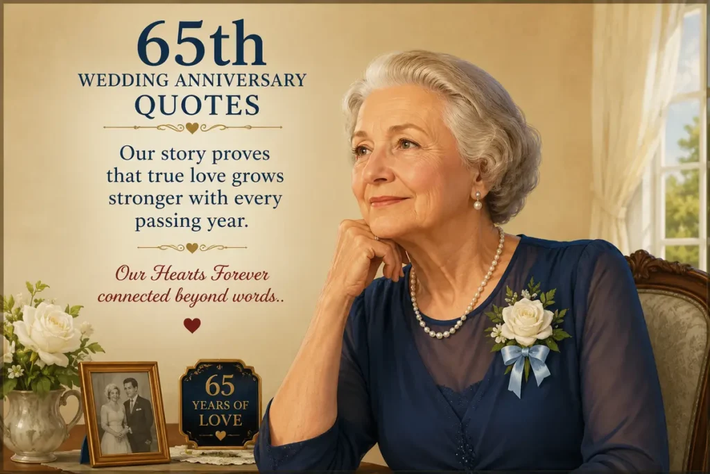 Romantic 65th Wedding Anniversary Quotes
