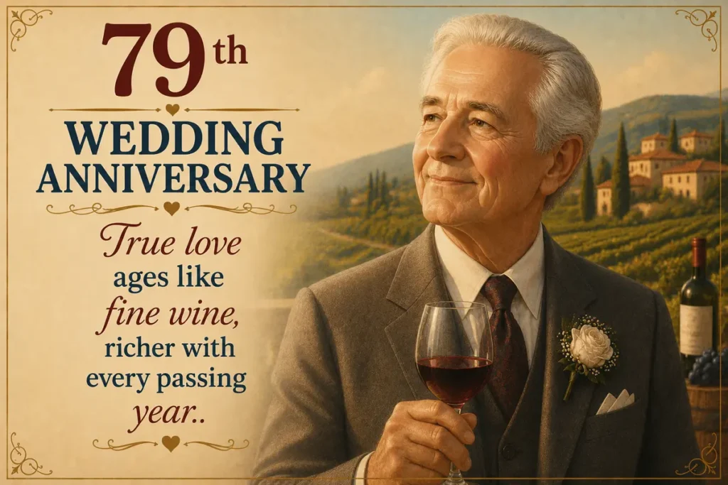 Timeless One-Line 79th Wedding Anniversary Quotes