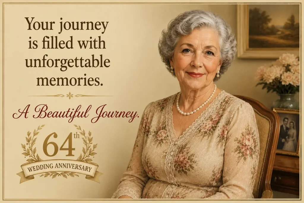 64th Wedding Anniversary Quotes For Cards And Social Media