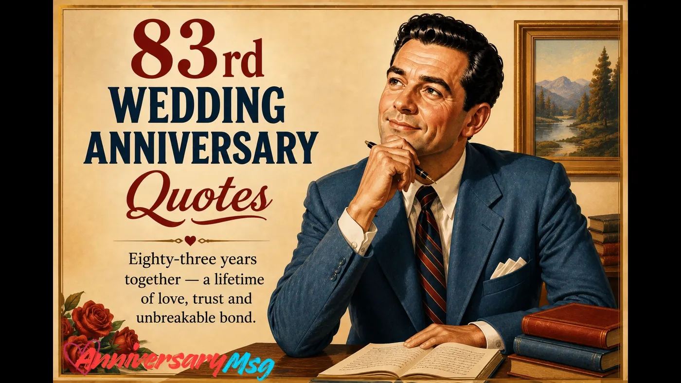83rd Wedding Anniversary Quotes Emotional Wishes for Love
