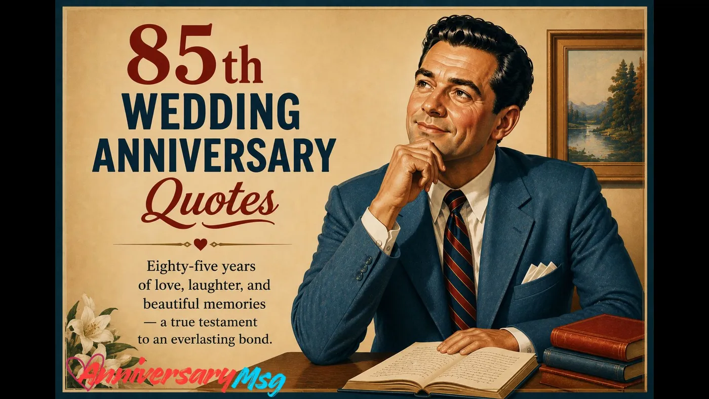 85th Wedding Anniversary Quotes for Extraordinary Milestone