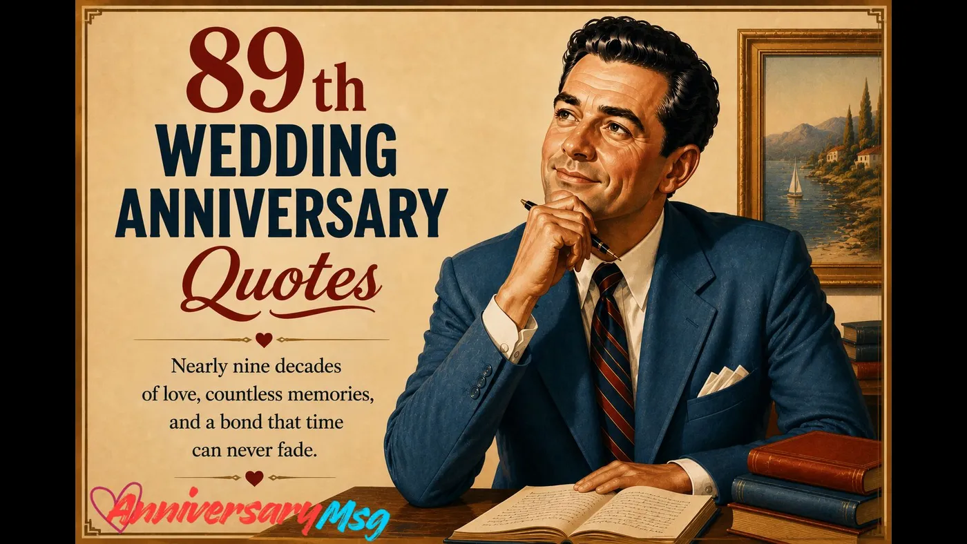 89th Wedding Anniversary Quotes That Actually Hit Different