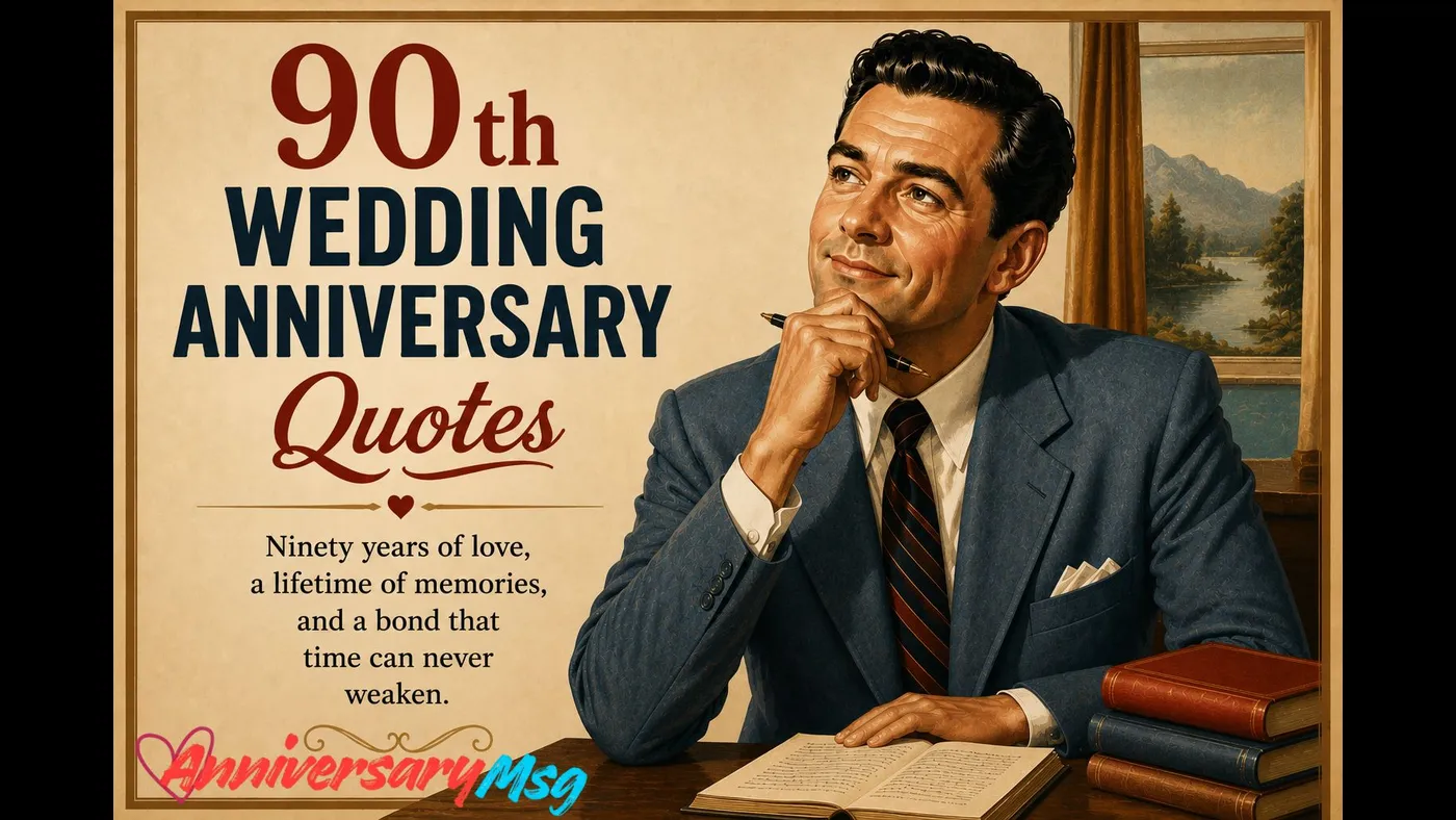 90th Wedding Anniversary Quotes & Wishes (2026 Edition)
