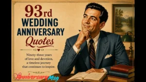 93rd Wedding Anniversary Quotes to Honor a Rare Love