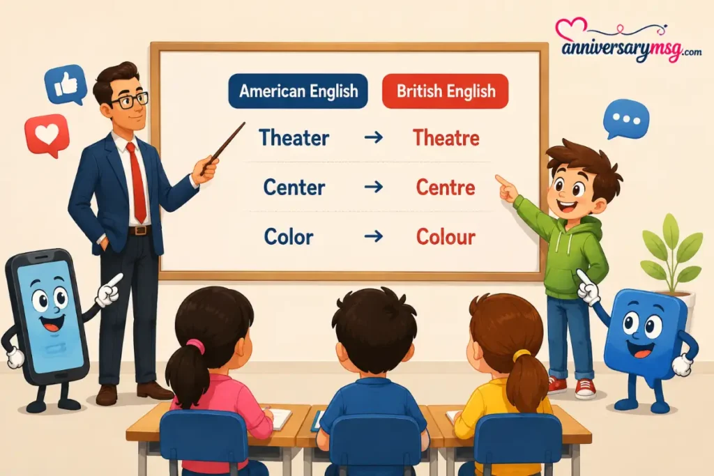 Theater or Theatre Compared With Other English Spelling Differences
