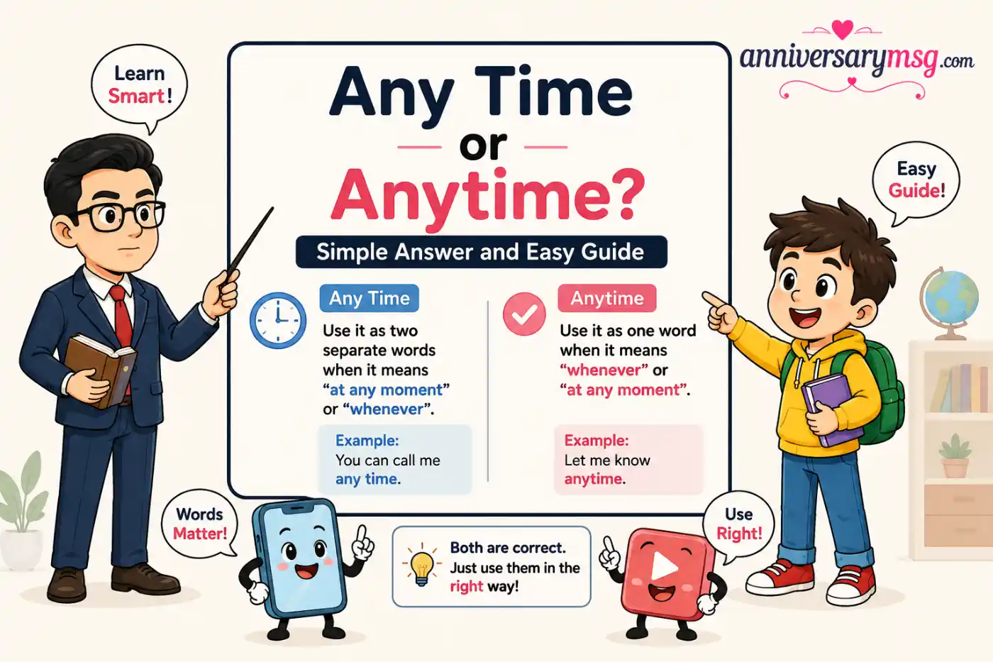 Any Time or Anytime? Simple Answer and Easy Guide