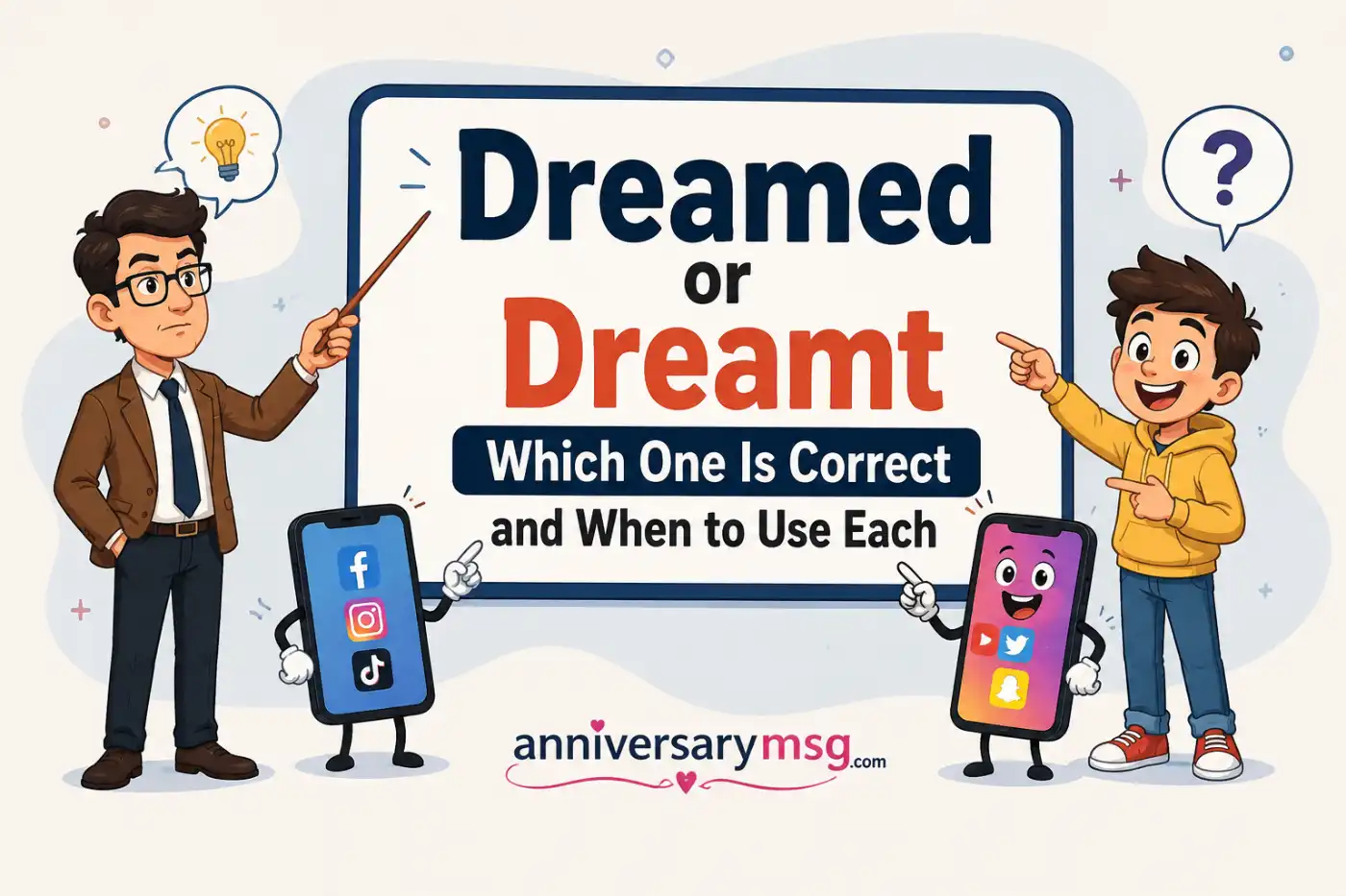 Dreamed or Dreamt: Which One Is Correct and When to Use Each