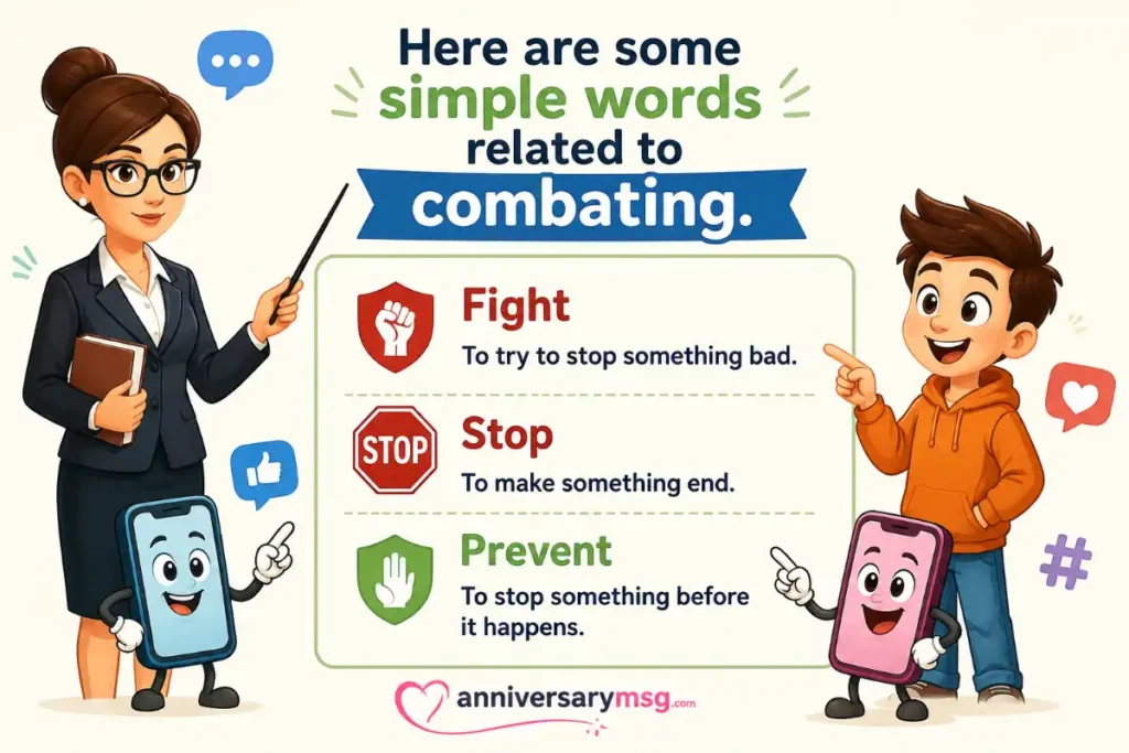Related Words You Should Know About Combatting or Combating