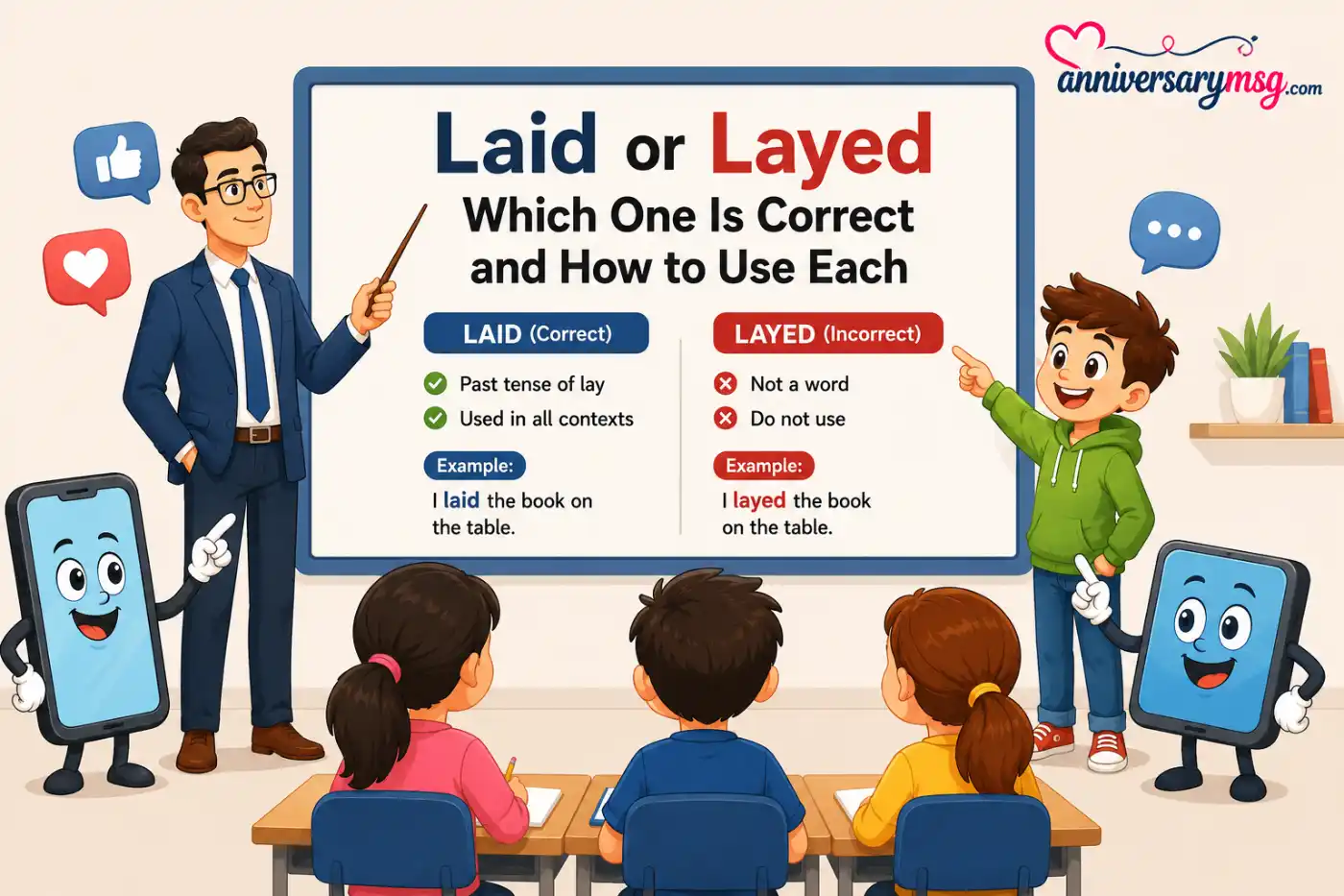 Laid or Layed Which One Is Correct and How to Use Each