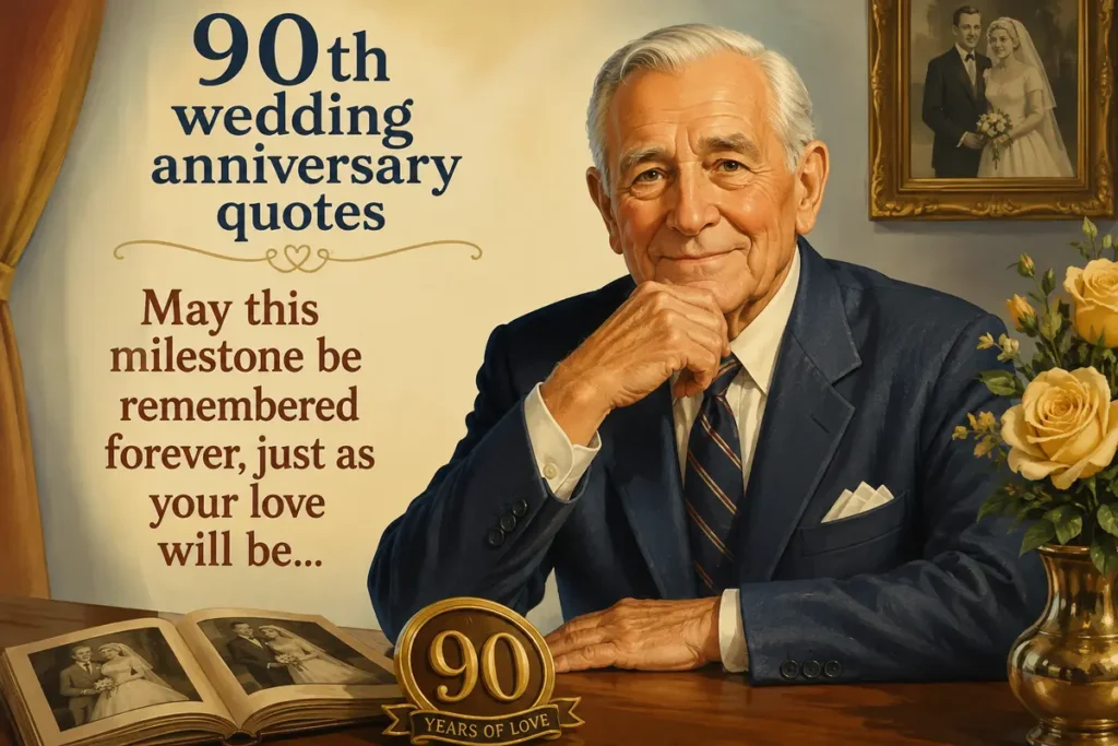 Timeless 90th Wedding Anniversary Quotes to Treasure Forever