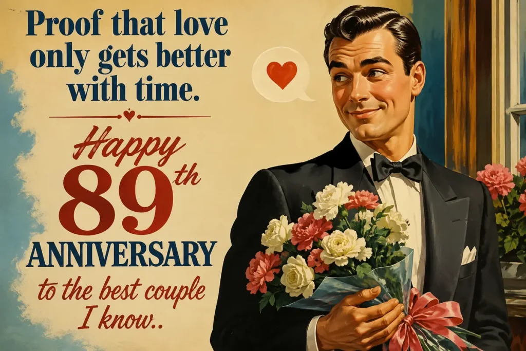 Instagram Captions and Social Media Quotes for 89th Wedding Anniversary