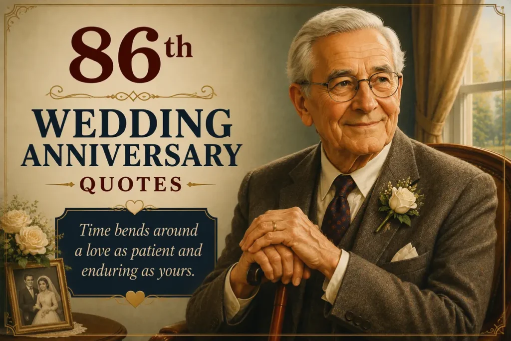 Heartfelt 86th Wedding Anniversary Quotes for a Lifetime of Love