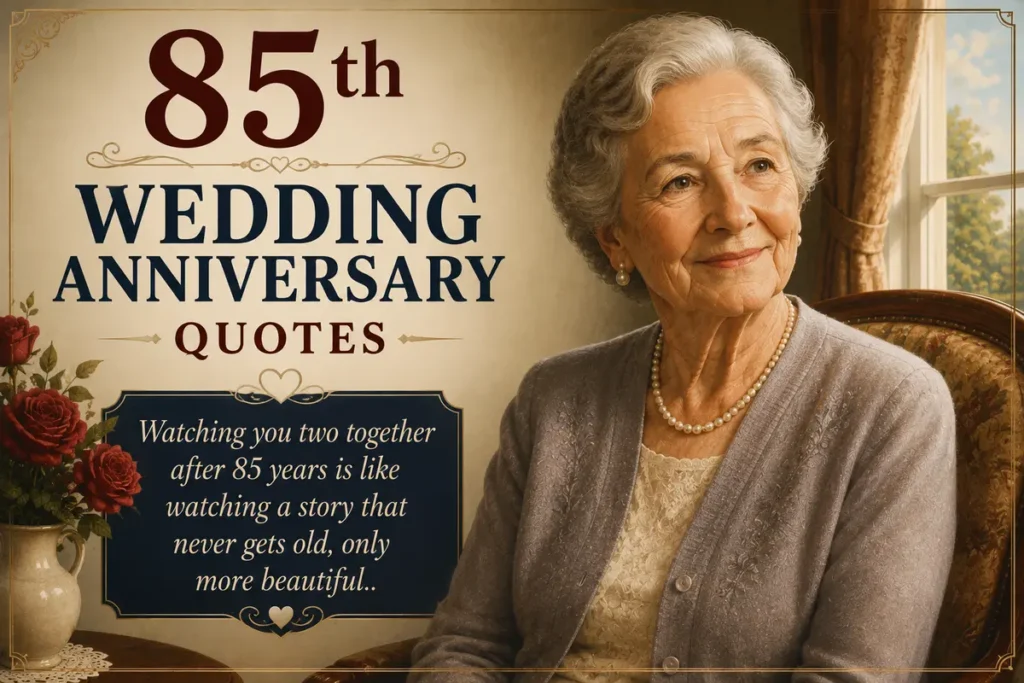 Heartfelt 85th Wedding Anniversary Quotes for a Lifetime of Love