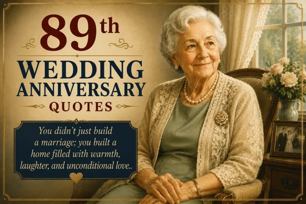 Heartfelt 89th Wedding Anniversary Quotes for a Lifetime of Love