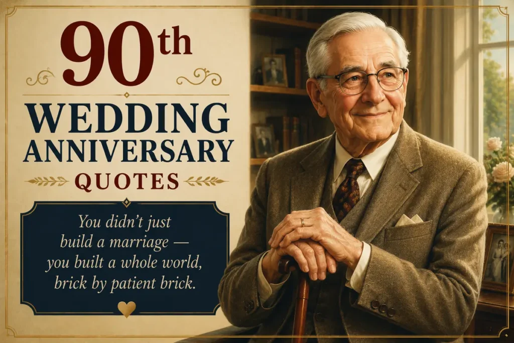 Heartfelt 90th Wedding Anniversary Quotes for a Lifetime of Love