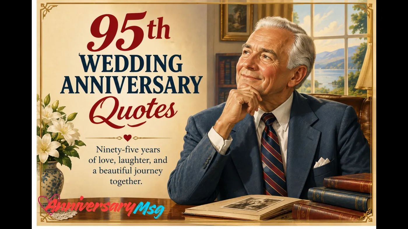 95th Wedding Anniversary Quotes for a 100-Year Love Story