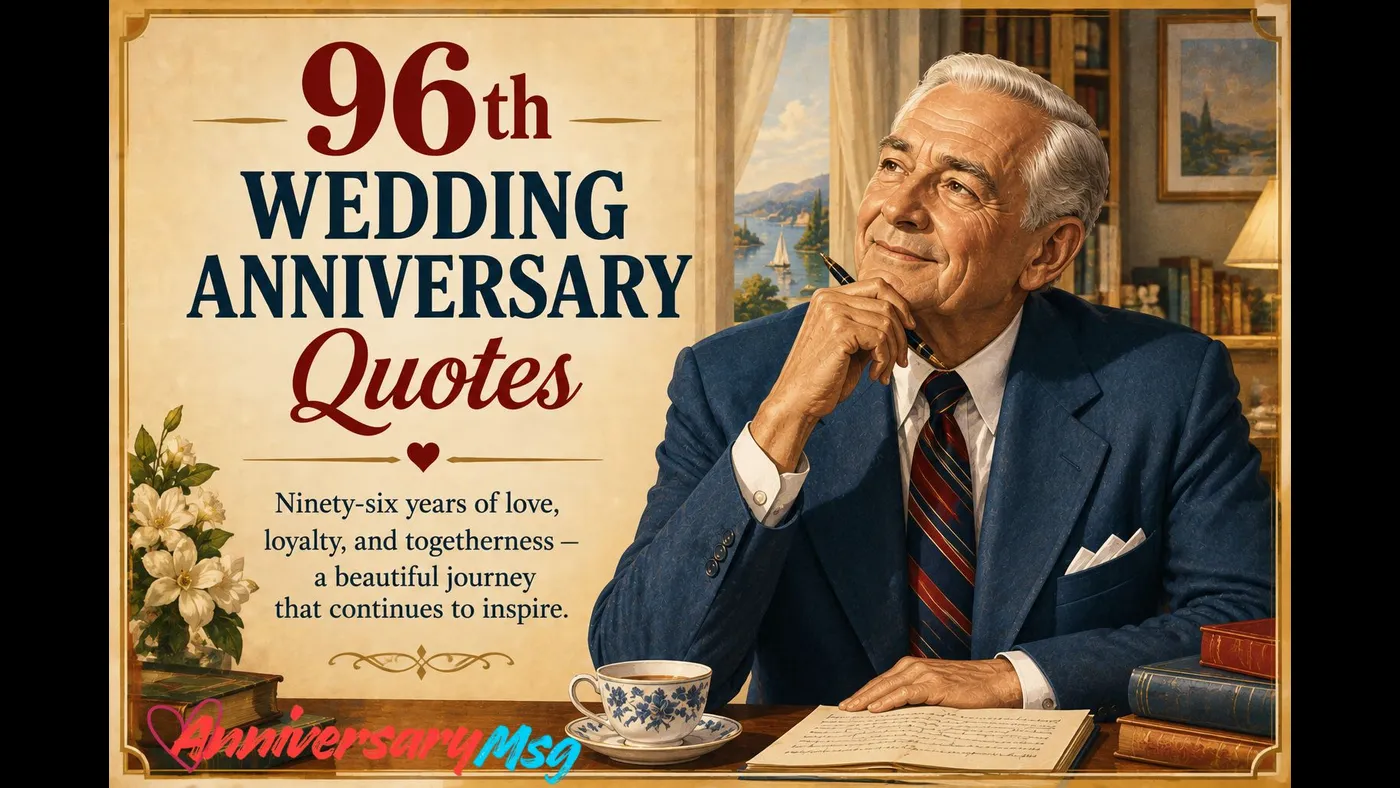 96th Wedding Anniversary Quotes to Cherish