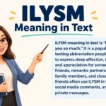 ILYSM Meaning in Text