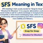 SFS Meaning in Text